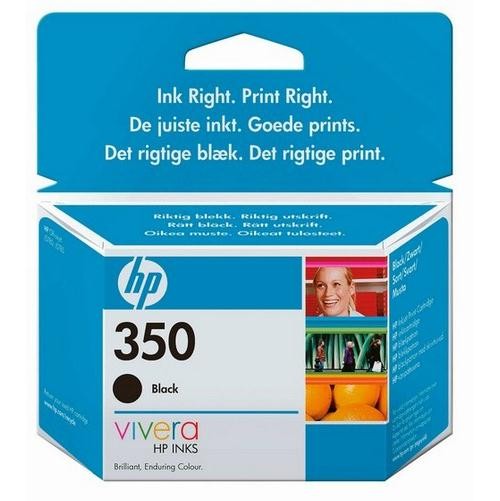 Inkoustová náplň HP No. 350, 4,5 ml originální - černá