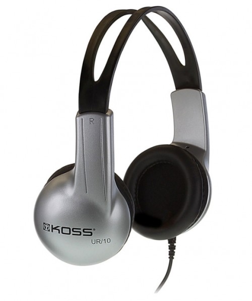 Sluchátka Koss Stratus (doživotní záruka) - černá/stříbrná