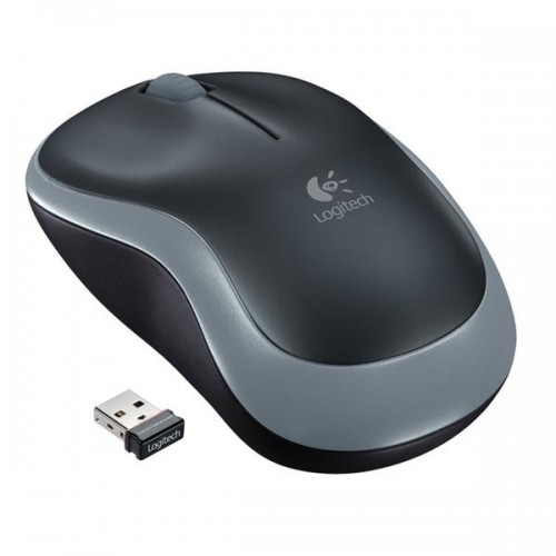 Myš Logitech Wireless Mouse M185 / optická / 3 tlačítka / 1000dpi - stříbrná