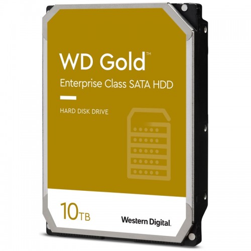HDD 3,5" Western Digital Gold Enterprise Class 10TB SATA III, rychlost otáček: 7200 ot/min, 256MB cache HDD 3,5" Western Digital Gold Enterprise Class 10TB SATA III, rychlost otáček: 7200 ot/min, 256MB cache