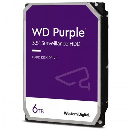 HDD 3,5" Western Digital Purple Surveillance 6TB SATA III, rychlost otáček: 7200 ot/min, 256MB cache HDD 3,5" Western Digital Purple Surveillance 6TB SATA III, rychlost otáček: 7200 ot/min, 256MB cache
