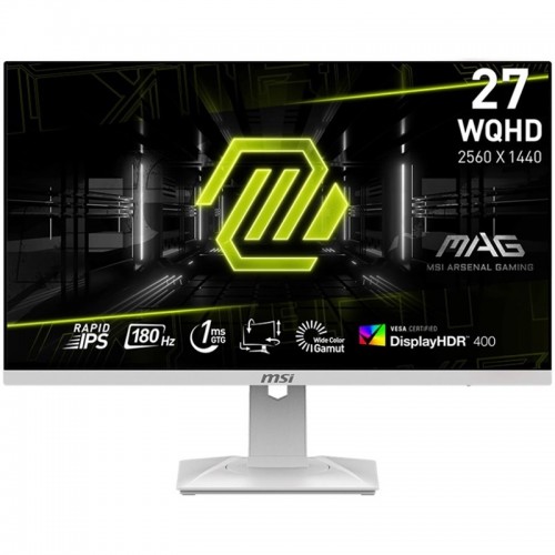 Monitor MSI MAG 274QRFW 27",LED podsvícení, IPS panel, 1ms, 1000: 1, 400cd/m2, 2560 x 1080 2K, - bílý Monitor MSI MAG 274QRFW 27",LED podsvícení, IPS panel, 1ms, 1000: 1, 400cd/m2, 2560 x 1080 2K, - bílý
