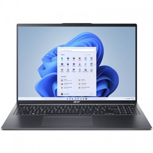 Ntb Acer Swift Go 16 (SFG16-72-970B) INTEL Core U9-185H, 16", RAM 32GB, SSD 1024 GB, Intel Arc Graphics, FPR, Microsoft Windows Ntb Acer Swift Go 16 (SFG16-72-970B) INTEL Core U9-185H, 16", RAM 32GB, SSD 1024 GB, Intel Arc Graphics, FPR, Microsoft Windows