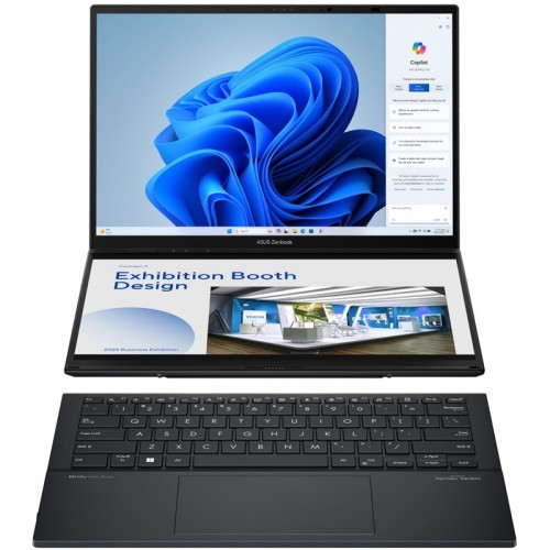 Ntb Asus Zenbook Duo OLED INTEL Core U7-155H, 14", RAM 16GB, SSD 1024 GB, Intel Arc Graphics, Microsoft Windows 11 Pro - šedý Ntb Asus Zenbook Duo OLED INTEL Core U7-155H, 14", RAM 16GB, SSD 1024 GB, Intel Arc Graphics, Microsoft Windows 11 Pro - šedý