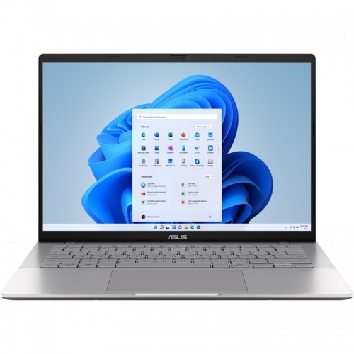 Ntb Asus Vivobook S14 R5-220, 14", RAM 16GB, SSD 1024 GB AMD Radeon 740M, Microsoft Windows 11 Home - stříbrný Ntb Asus Vivobook S14 R5-220, 14", RAM 16GB, SSD 1024 GB AMD Radeon 740M, Microsoft Windows 11 Home - stříbrný