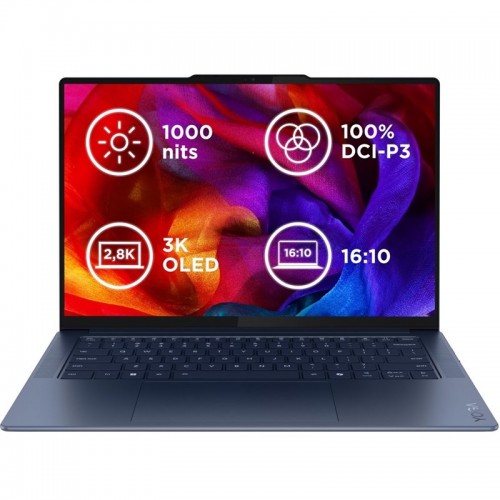 Ntb Lenovo Yoga Slim 7 14Q8X9 Qualcomm SnapdragonX Elite (X1E 78 100), 14.5", RAM 16GB, SSD 512GB, Qualcomm Adreno, Microsoft Ntb Lenovo Yoga Slim 7 14Q8X9 Qualcomm SnapdragonX Elite (X1E 78 100), 14.5", RAM 16GB, SSD 512GB, Qualcomm Adreno, Microsoft