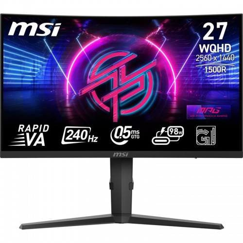 Herní monitor MSI MPG 275CQRXF 27",LED podsvícení, VA panel, 0.5ms, 4000: 1, 350cd/m2, 2560 × 1440 WQHD, - černý Herní monitor MSI MPG 275CQRXF 27",LED podsvícení, VA panel, 0.5ms, 4000: 1, 350cd/m2, 2560 × 1440 WQHD, - černý