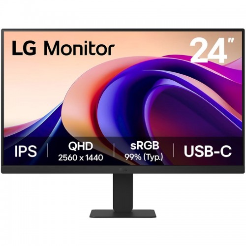 Monitor LG 24U631A-B 23.8",LED podsvícení, IPS panel, 5ms, 1000: 1, 250cd/m2, 2560 × 1440 WQHD, - černý Monitor LG 24U631A-B 23.8",LED podsvícení, IPS panel, 5ms, 1000: 1, 250cd/m2, 2560 × 1440 WQHD, - černý