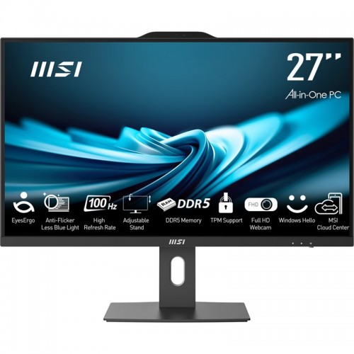 Počítač All In One MSI PRO AP272P 14M 27", bezdotykový, i7-14700, SSD 1024 GB UHD Graphics 770, Microsoft Windows 11 Pro - černý Počítač All In One MSI PRO AP272P 14M 27", bezdotykový, i7-14700, SSD 1024 GB UHD Graphics 770, Microsoft Windows 11 Pro - černý