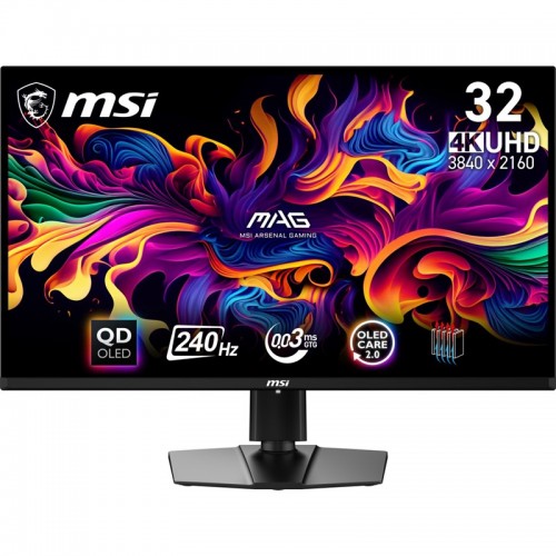 Monitor MSI MAG 321UPX QD-OLED 31.5",LED podsvícení, QD-OLED panel, 0.03ms, 1500000: 1, 250cd/m2, 3840 × 2160, - černý Monitor MSI MAG 321UPX QD-OLED 31.5",LED podsvícení, QD-OLED panel, 0.03ms, 1500000: 1, 250cd/m2, 3840 × 2160, - černý