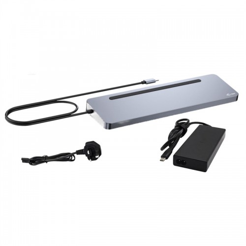 Dokovací stanice i-tec USB-C Metal Ergonomic 4K 3x Display, PD 100W + Universal Charger 100W (bundle) Dokovací stanice i-tec USB-C Metal Ergonomic 4K 3x Display, PD 100W + Universal Charger 100W (bundle)