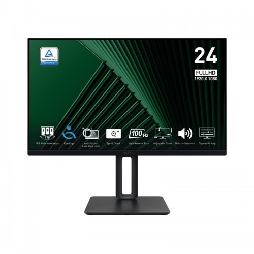 Monitor MSI PRO MP245PG 23.8",LED podsvícení, IPS panel, 1ms, 1300: 1, 300cd/m2, 1920 × 1080 Full HD, - černý Monitor MSI PRO MP245PG 23.8",LED podsvícení, IPS panel, 1ms, 1300: 1, 300cd/m2, 1920 × 1080 Full HD, - černý