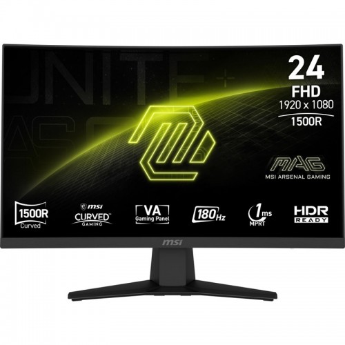 Monitor MSI MAG 244C 23.6",LED podsvícení, VA panel, 1ms, 3000: 1, 250cd/m2, 1920 × 1080 Full HD, - černý Monitor MSI MAG 244C 23.6",LED podsvícení, VA panel, 1ms, 3000: 1, 250cd/m2, 1920 × 1080 Full HD, - černý