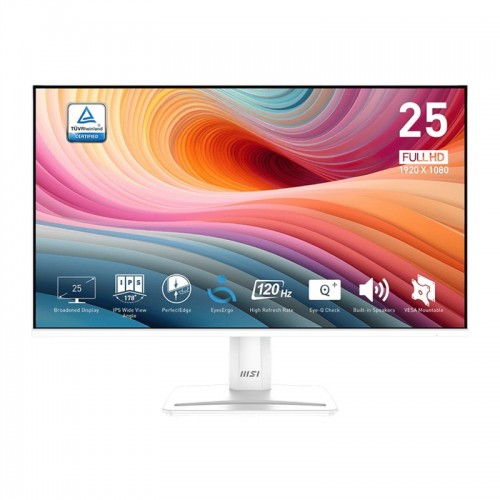 Monitor MSI PRO MP251W E2 24.5",LED podsvícení, IPS panel, 1ms, 1500: 1, 300cd/m2, 1920 × 1080 Full HD, - bílý Monitor MSI PRO MP251W E2 24.5",LED podsvícení, IPS panel, 1ms, 1500: 1, 300cd/m2, 1920 × 1080 Full HD, - bílý