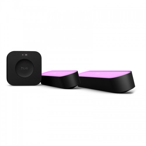 Stolní svítidlo Philips Hue Play light bar, White and Color Ambiance (2 ks) + Bridge Kit Pro - černé Stolní svítidlo Philips Hue Play light bar, White and Color Ambiance (2 ks) + Bridge Kit Pro - černé