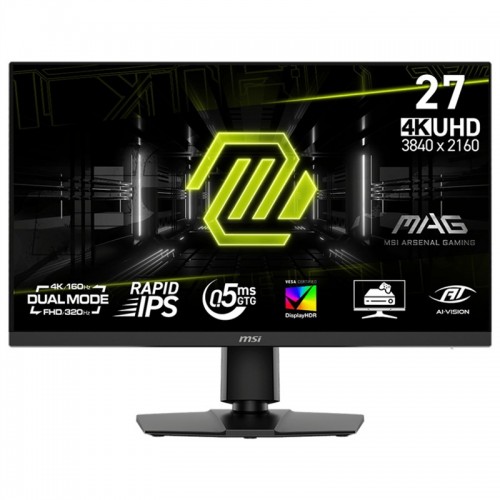 Monitor MSI MAG 272URDF E16 27",LED podsvícení, IPS panel, 0.5ms, 1000: 1, 400cd/m2, 3840 × 2160, - černý Monitor MSI MAG 272URDF E16 27",LED podsvícení, IPS panel, 0.5ms, 1000: 1, 400cd/m2, 3840 × 2160, - černý
