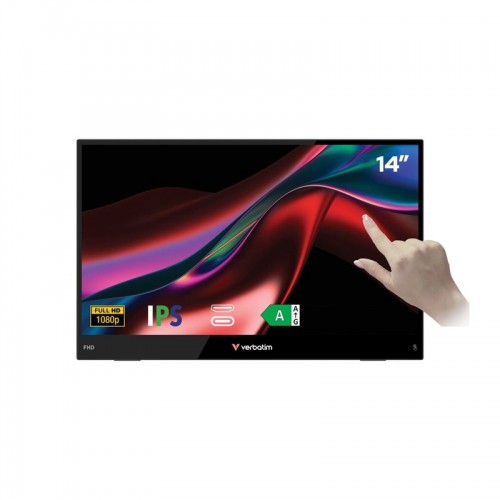 Monitor Verbatim PMT-14 14",LED podsvícení, IPS panel, 10ms, 1000: 1, 250cd/m2, 1920 × 1080 Full HD, - černý Monitor Verbatim PMT-14 14",LED podsvícení, IPS panel, 10ms, 1000: 1, 250cd/m2, 1920 × 1080 Full HD, - černý