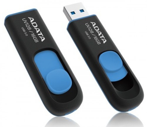 Flash USB ADATA UV128 16GB USB 3.2 - černý/modrý