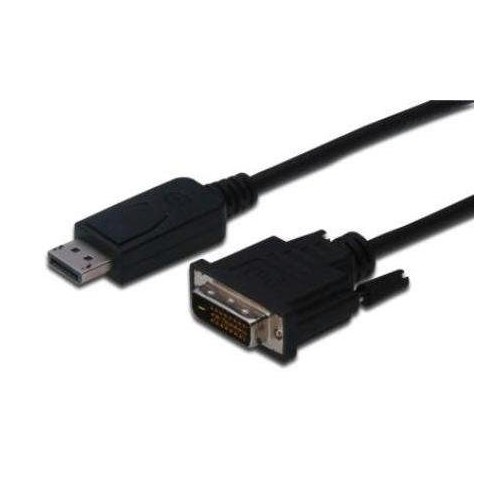 Kabel Digitus DisplayPort - DVI (24+1), 1m - černý