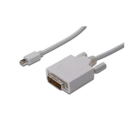 Kabel Digitus miniDisplayPort - DVI(24+1), 1m - bílý