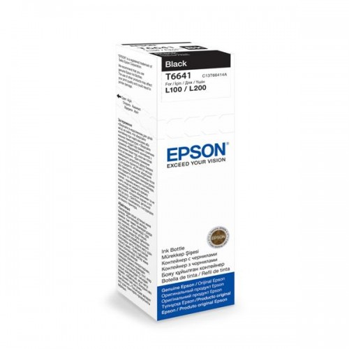 Inkoustová náplň Epson T6641, 70 ml - černá